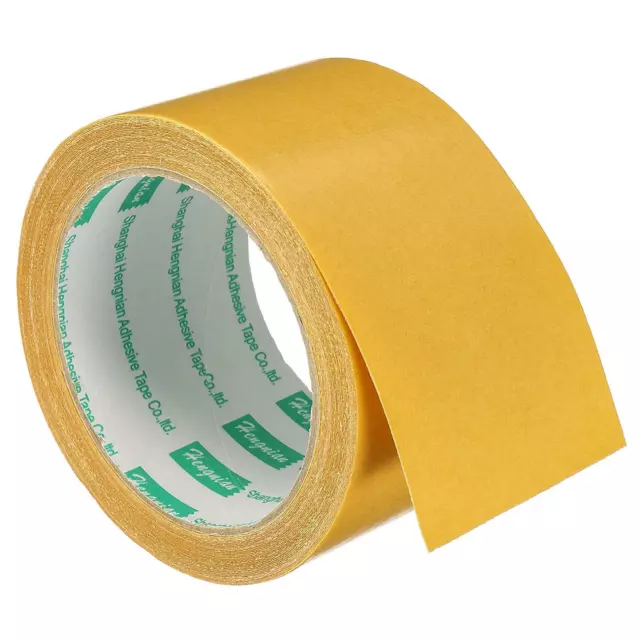 Double-Sided Adhesive Tape 60mm 10m/32.8ft Duct Cloth Mesh Fabric White