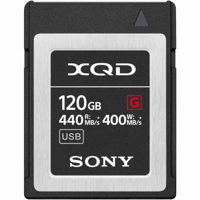 SONY QDG 120F, XQD Speicherkarte, 120 GB, 400 MB´s Write, 440 MB´s Read