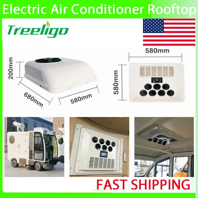 2200W ELECTRIC RV Air Conditioner Rooftop Heat & Cool Camper Trailer