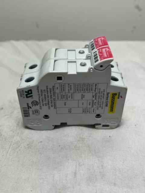 Bussmann 10x38 3 Pole Fuse Holder Series CHM X2