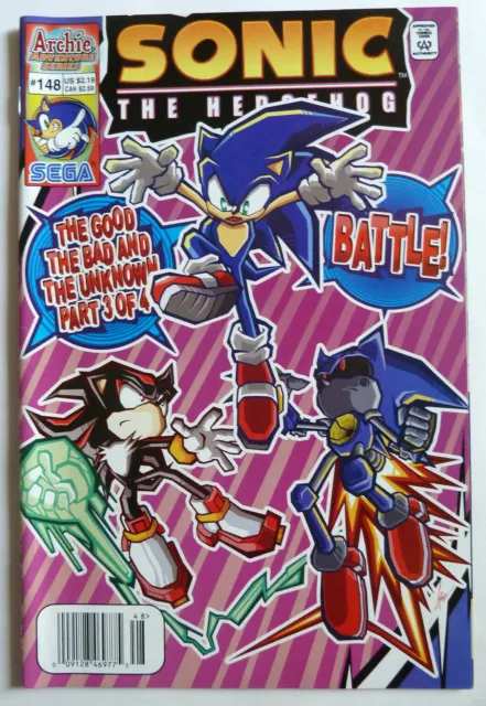 * IMPORT US - RARE * Sonic the Hedgehog N°148 Archie Comics 2005 TBE+ (9.0)