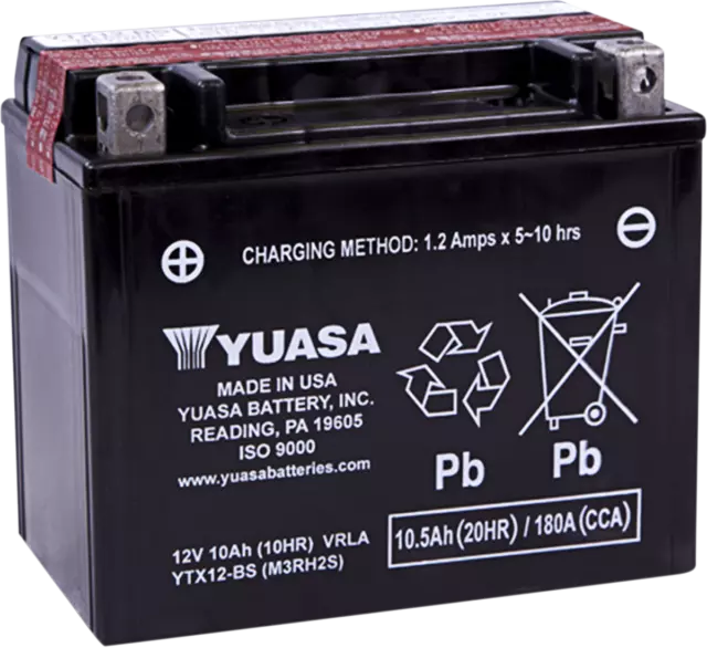 Yuasa Ytx12-Bs(Cp) Batteria Agm Senza Manutenzione Piaggio Carnaby 125 2010