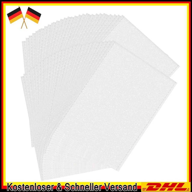 100x Biodegradable Non-woven Seedling Pots Planting Bags Nursery Plant Grow Bags