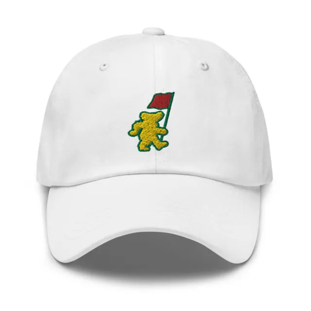 Funny Dancing Bear Dad Hat Augusta Cap Golf Hat Masters Birthday Gift