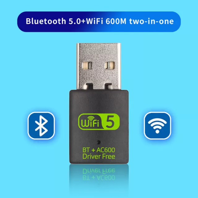 Wifi Dongle Dual Band USB Bluetooth Compatible Portable Wireless 2.4G 5G