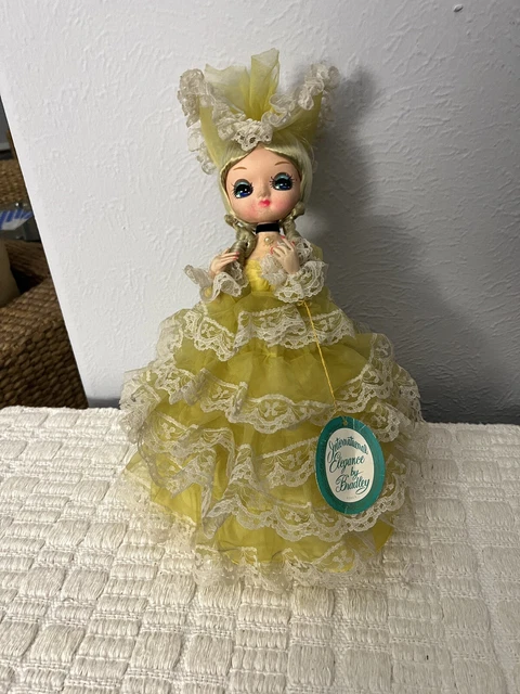 Vintage Big Eye Doll “International Elegance By Bradley” 1977  With Tags.