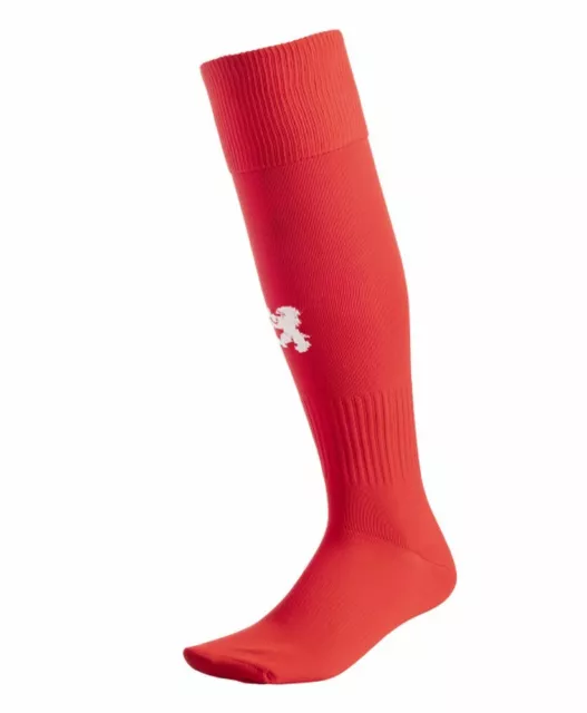 Macron Fußball 1. FC Union Berlin Home Heim Stutzen 2019 2020 Herren Junior rot