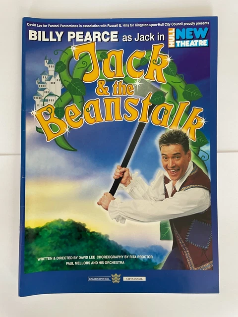 Pantomime Programme JACK & THE Beanstalk Pantomime Programme / Hull New Theatre 2000 ...