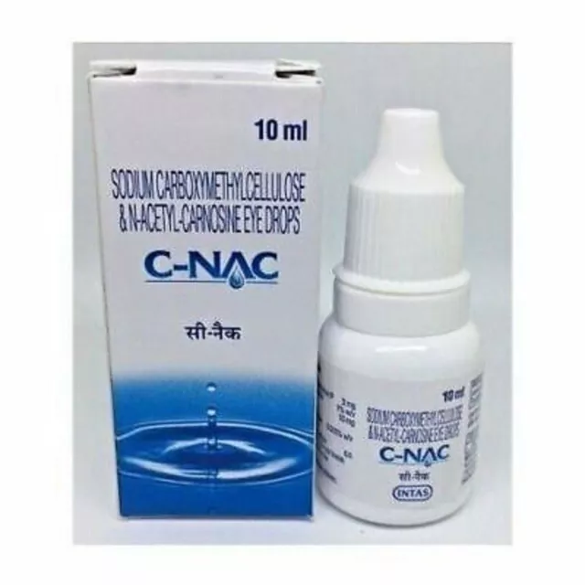 Pack de 10 X 10 ML collyre C-Nac pour réduire les rougeurs et le gonflement...