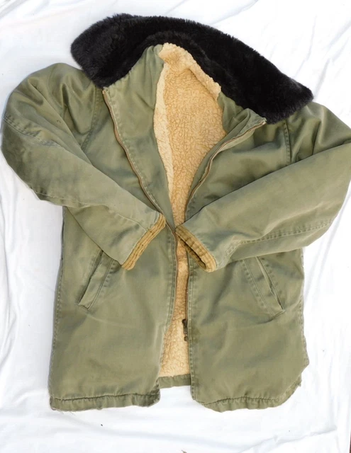 Veste Militaire Vintage Ancienne - Style Pilote, Occasion Bon état