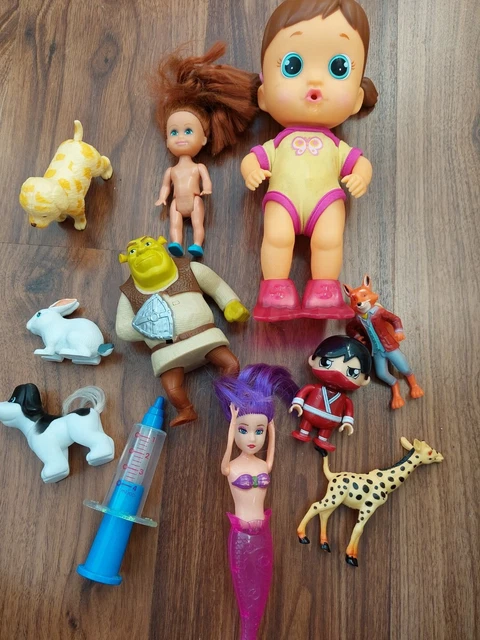 Enorme pacchetto figure lotto di lavoro collezione giocattoli per ragazze varie figure 3