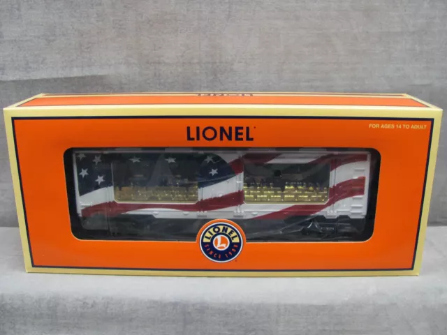 Lionel 6-52508 O Gauge TCA Desert Division 2009 Convention US Flag Mint Car NIB