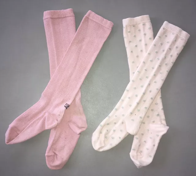 LILI GAUFRETTE Lot De 2 Paires De Chaussettes Hautes Fille 25 26 3 4 Ans