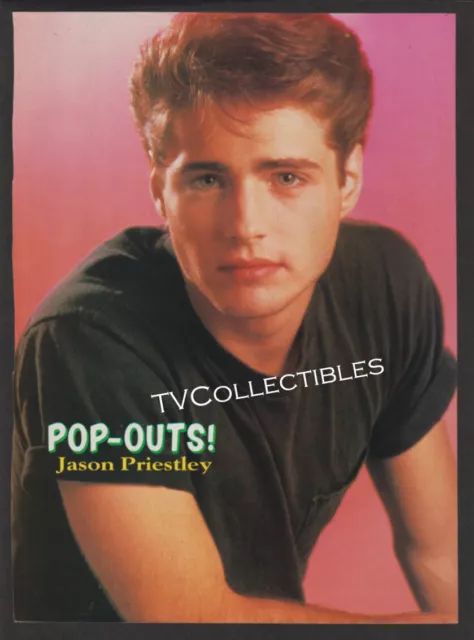Magazine Pinup~ JASON PRIESTLEY ~1990s ~Beverly Hills 90210 ~Bk- SHANNEN DOHERTY