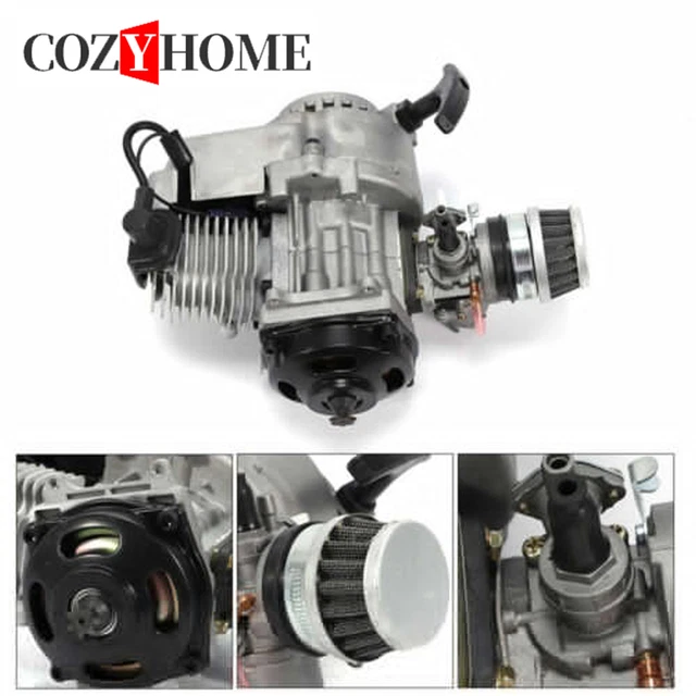 Motore Dirt Bike ATV Cross Pocketbike Quad bambini 49CC mini cambio carburatore DHL