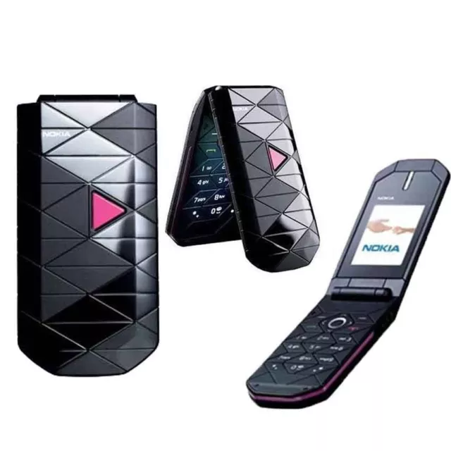 Original Nokia 7070 2G GSM 900 / 1800 Unlocked Cheap Flip Cell Mobie Phone 7070