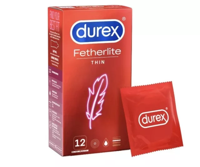 Durex Thin Feel Classic  (featherlite)  Pack of 12