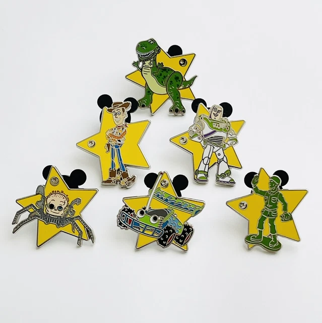 DISNEY 2023 PIXAR Toy Story Hidden Mickey Pin Mystery Complete Set W