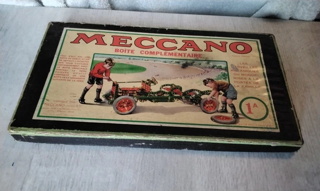 Meccano: cartonnage boite Meccano Erector N°2 réf 030402 de