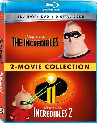 THE INCREDIBLES 2-MOVIE COLLECTION [Blu-ray] DVDs