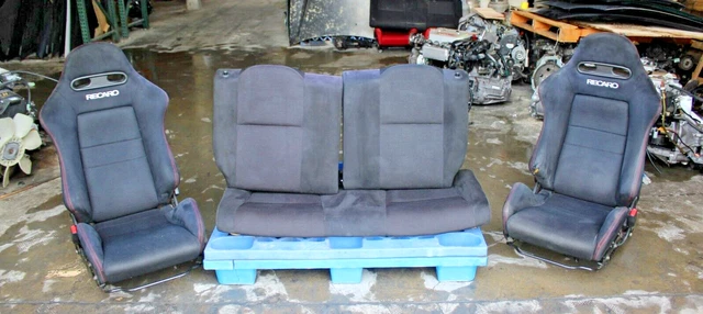 JDM 02-05 Acura Integra RSX Type R DC5 SR4 Front Back Recaro Seats Rails OEM