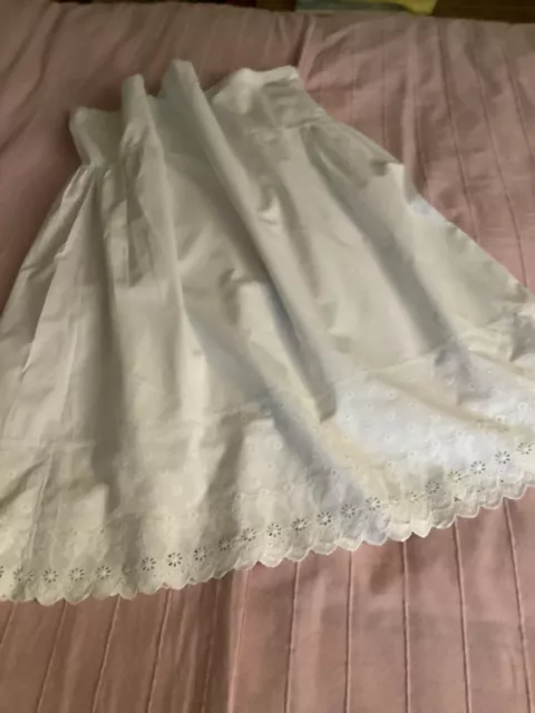 White Cotton Underskirt FOR SALE! - PicClick UK