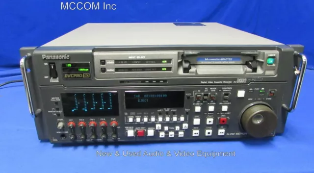 Panasonic AJ-D960 DVC Pro 50 Player w/ 3776 tape hrs