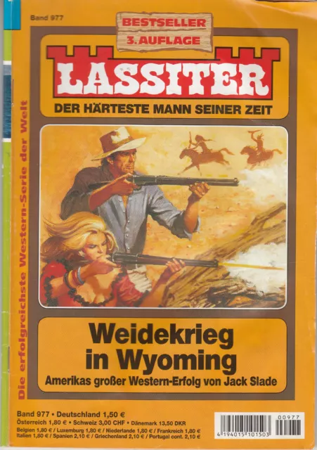 Weidekrieg in Wyoming - Lassiter Band 977 - Großer Western-Erfolg von Jack Slade