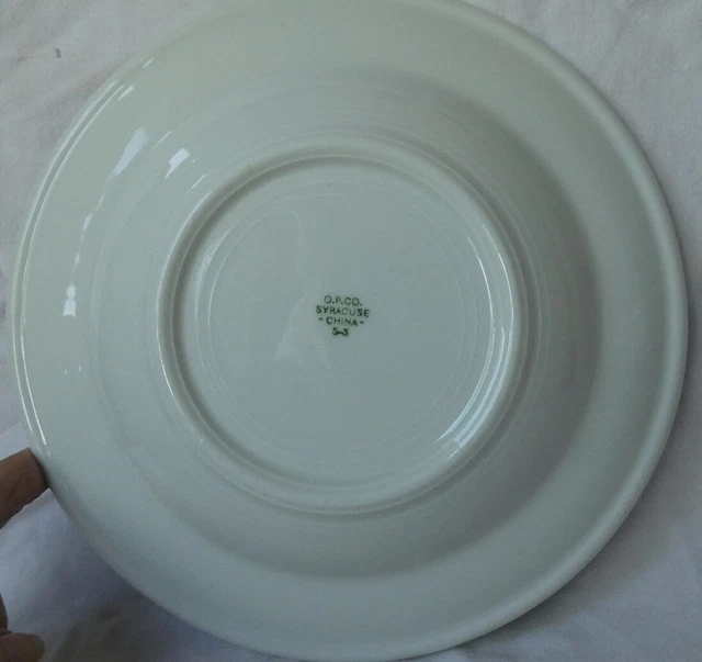 Railroad China Milwaukee Road Peacock Soup Bowl 8" Syracuse 1940 3