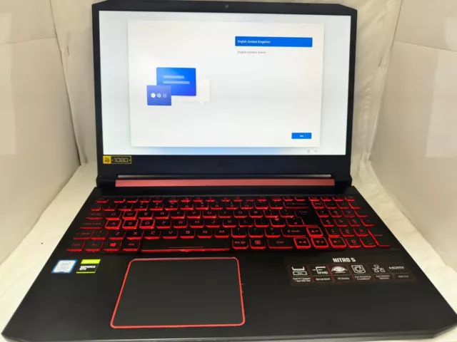 Acer Nitro 5 Gaming Laptop, i5-9300H, GTX1650, 8GB Ram