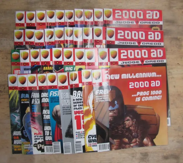 40 2000Ad Judge Dredd Magazines ** Free Uk Post ** Paperback