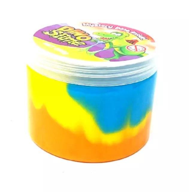 Kandytoys Dino Slime Tub 285G - Ty8049 Fluffy Squishy Mould Fun Play T Rex