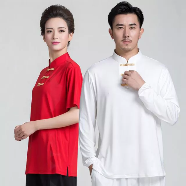 Bruce Lee Kung Fu Wingchun Shirt T-shirt Blouses Martial Arts Tai Chi Men Women