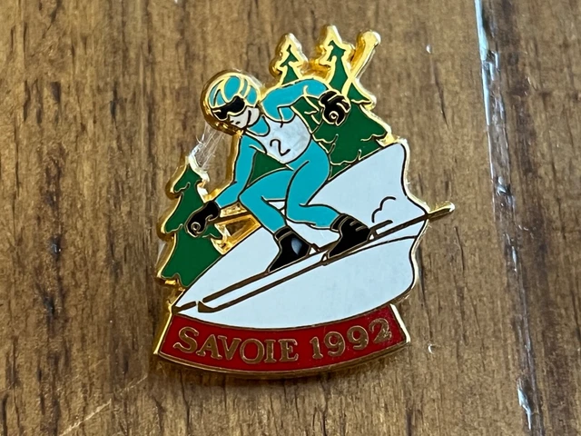 PINS PIN JO OLYMPIC OLYMPIQUE ALBERTVILLE 92 SKI ARTHUS BERTRAND DORE