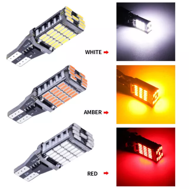 Bombillas LED para automóvil T15 W16W xenón blanco canbus luz de estacionamiento libre de errores 6000 K NUEVAS