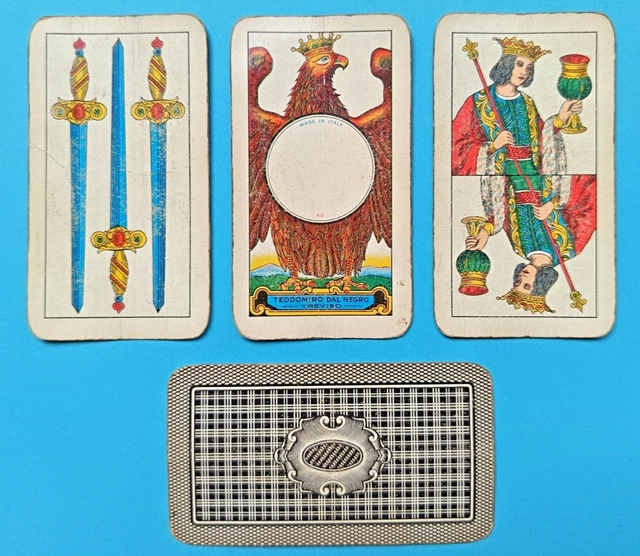 Ancien jeu de cartes humoristiques, au pochoir signées E.Serre, 12 cartes complet! XIXème siècle