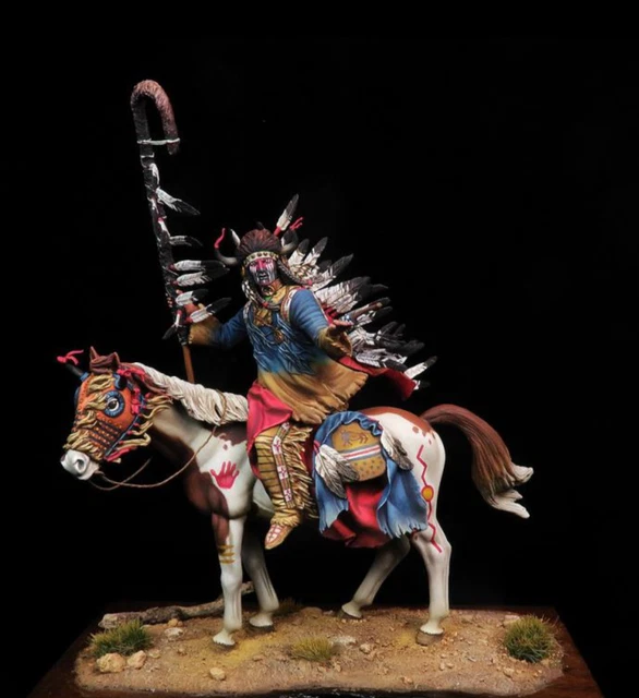 Miniature indienne peinte à la main, tradition indienne, repos du Maharajah | Caravan
