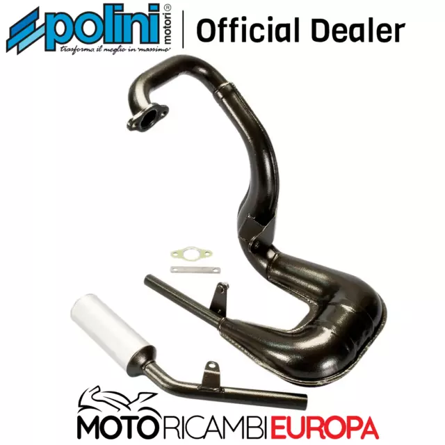 Marmitta Polini Espansione Silenziatore Alluminio Vespa 50 Pk S Xl Hp Fl2 Rush N