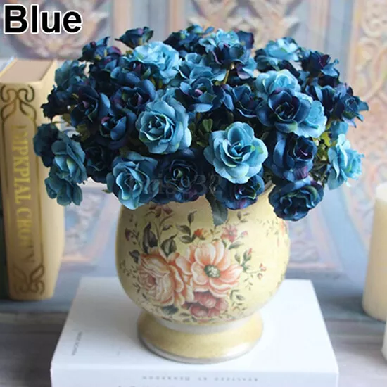 Faux Flower 3d Not Wither Fake Rose Flower Arrangement Table Decor Exquisite