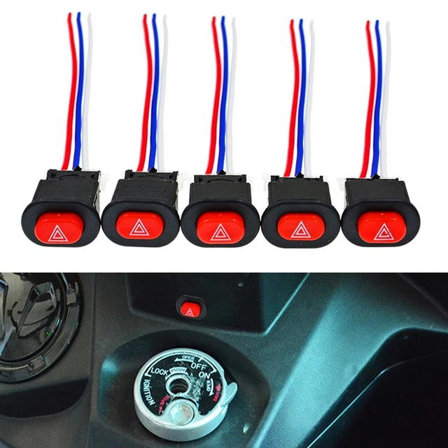 Blocco Interruttore Con Display Per Manubrio Scooter Elettrico | 3 Pin, Impermeabile Con 2 Chiavi | Mostra Tensione Batteria Digitale
