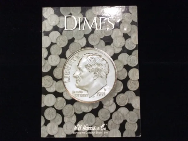 1899 - 1924 Silver Dimes (74) Total In Book