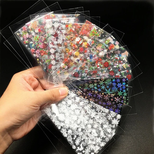 WEIHNACHTEN Nagelfolien Sets / Nageltransferfolie / Aufkleber / Aufkleber 3D