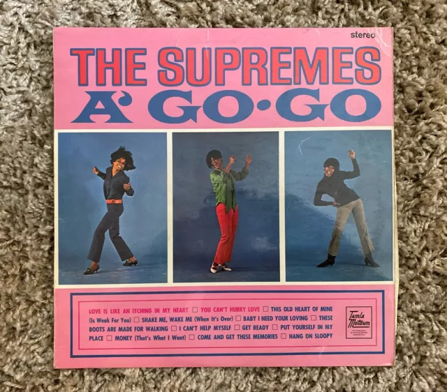 The Supremes A'go Go Tamla Motown Tml 11039 12" - A1/B1 Stereo Copy Vinyl Ex+