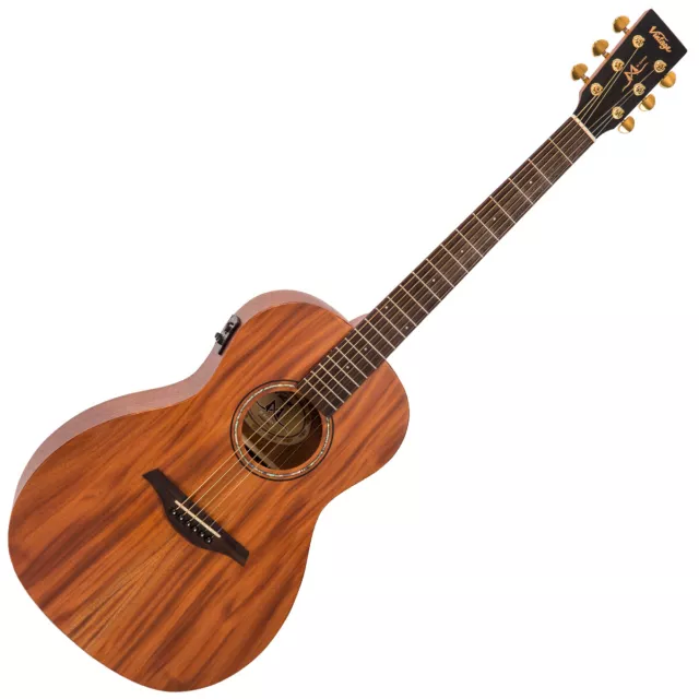Hartwood Sonata-FX Thinline Electro-Acoustic Guitar, Black at