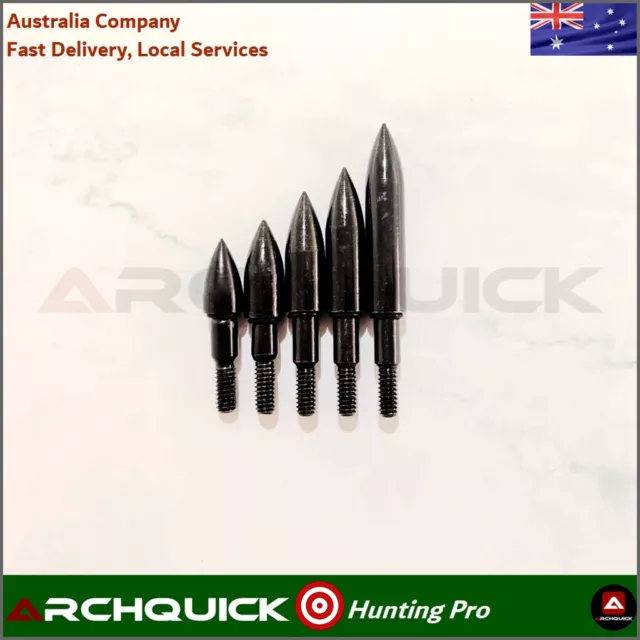 Archery Screw in Field Points for Arrow Shafts OD7.8mm Tips 75/100/125/150/200gr