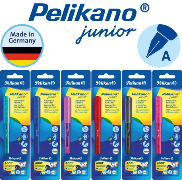 Pelikan Füller Pelikano Junior Feder A (Anfänger) für Rechtshänder