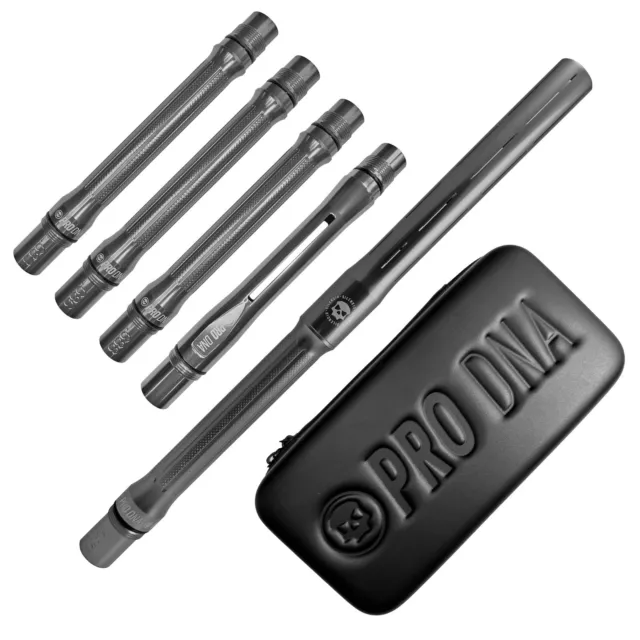 Infamous Paintball Pro DNA Silencio Barrel Kit - AutoCocker Thread Gloss Pewter