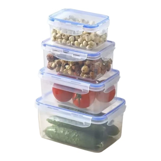 Hejo Lot De 10 Petits Récipients Alimentaires Avec Couvercles, 120 Ml, Réutilisables En Plastique, Pots à Sauce étanches Pour Yaourt, Stockage Des Aliments, Gelée