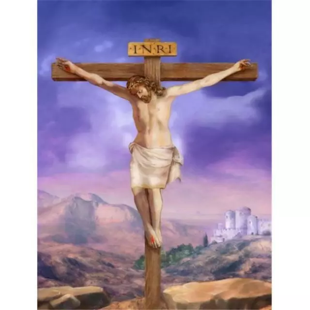 Carolines Treasures APH4517CHF Easter Jesus Crucifixion Flag Canvas House Size