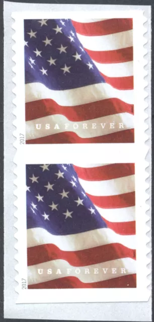 5158b (49c) US Fl-g Vertically Attached Pair Error